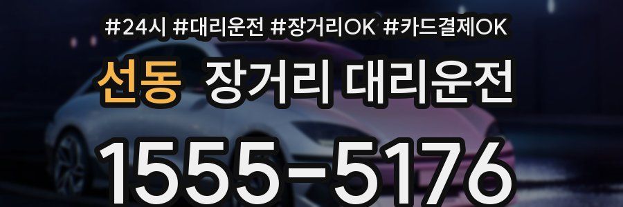 선동 장거리 대리운전