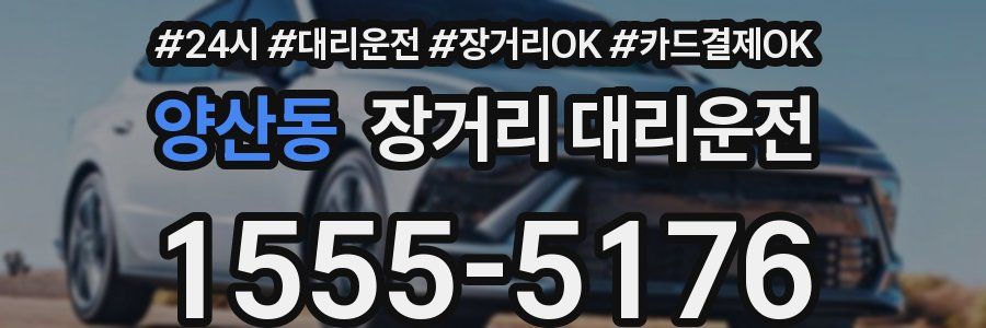양산동 장거리 대리운전