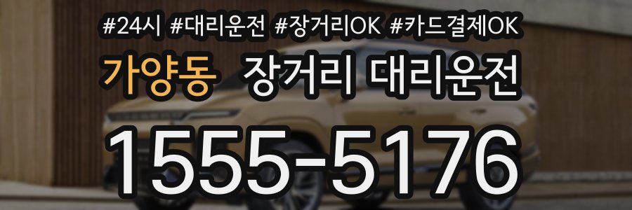 가양동 장거리 대리운전