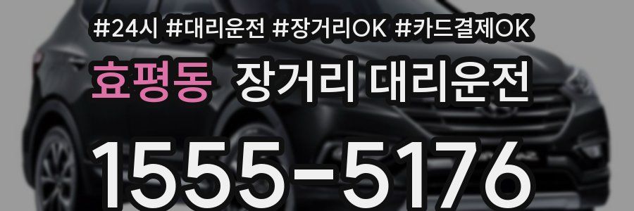 효평동 장거리 대리운전