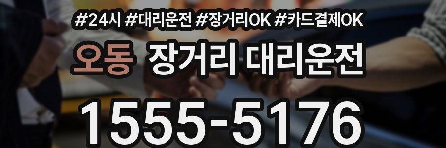 오동 장거리 대리운전
