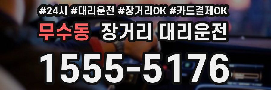 무수동 장거리 대리운전