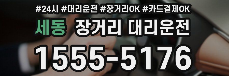 세동 장거리 대리운전