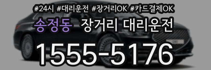송정동 장거리 대리운전