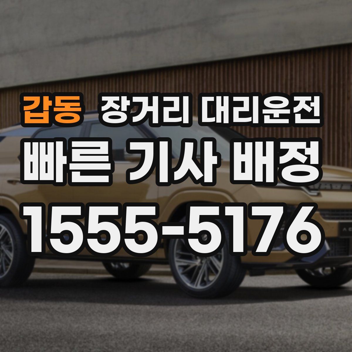 갑동 장거리 대리운전