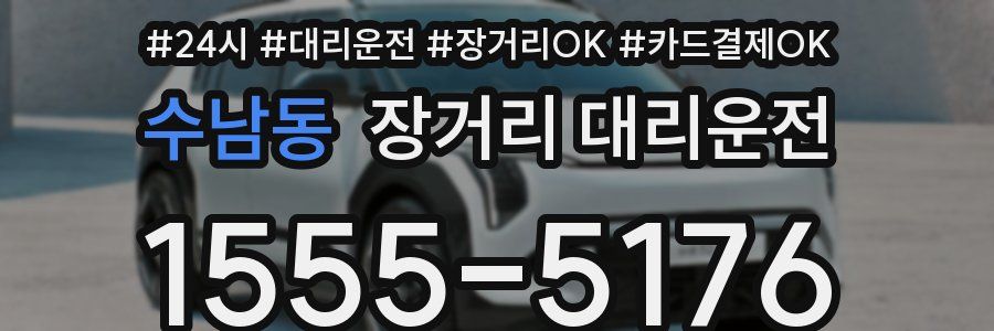 수남동 장거리 대리운전