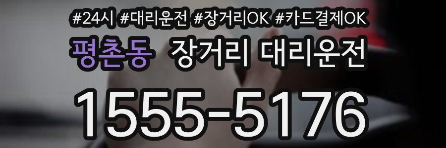 평촌동 장거리 대리운전