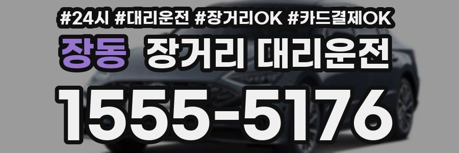 장동 장거리 대리운전