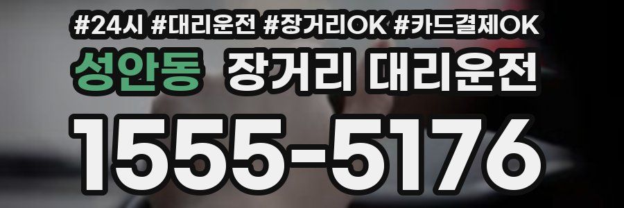 성안동 장거리 대리운전