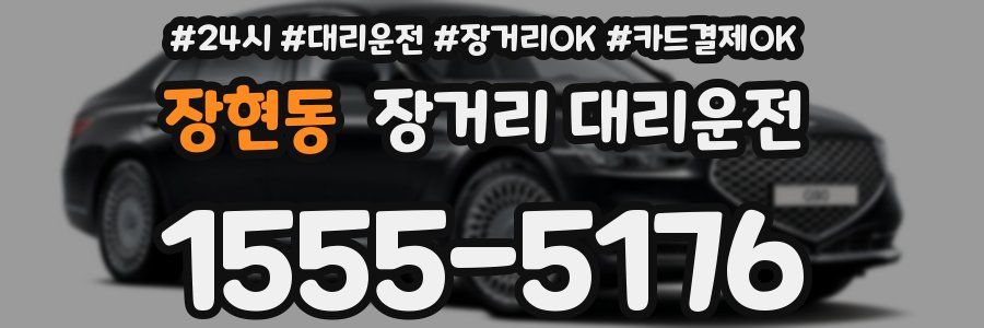 장현동 장거리 대리운전