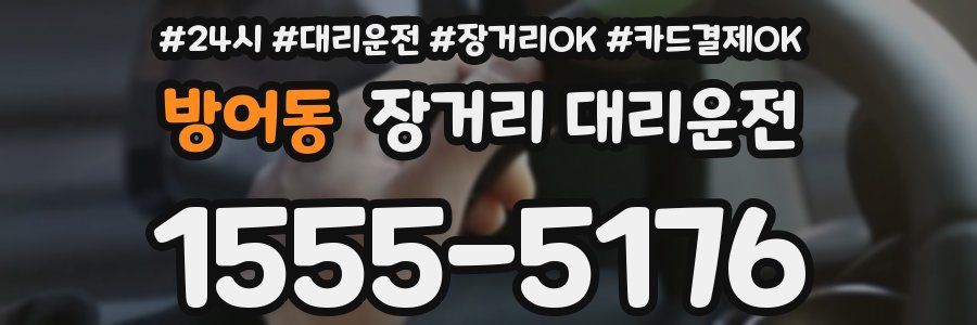 방어동 장거리 대리운전