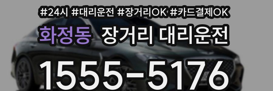 화정동 장거리 대리운전