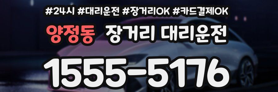 양정동 장거리 대리운전