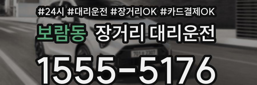 보람동 장거리 대리운전