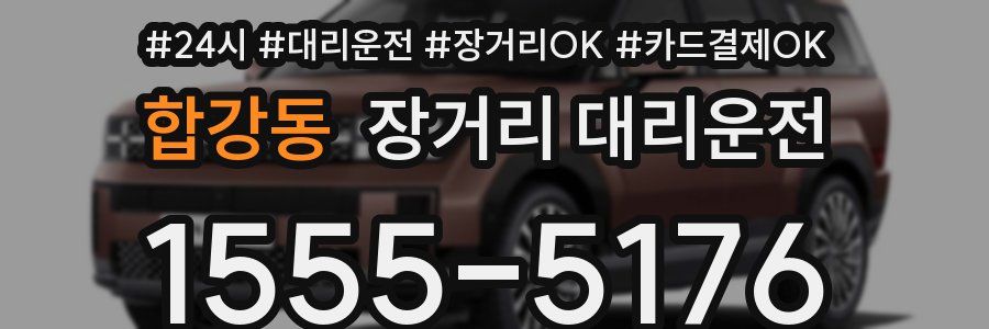 합강동 장거리 대리운전