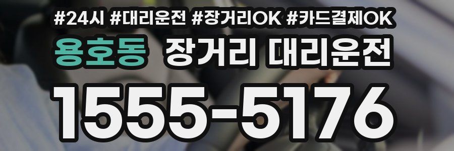 용호동 장거리 대리운전