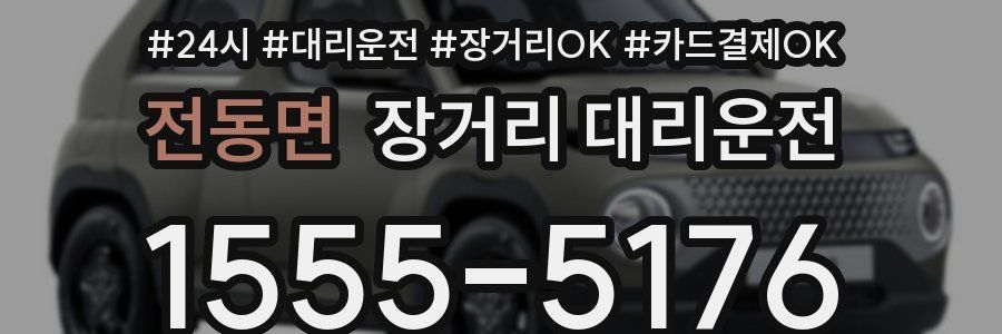 전동면 장거리 대리운전