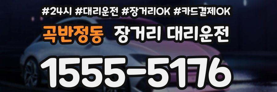 곡반정동 장거리 대리운전
