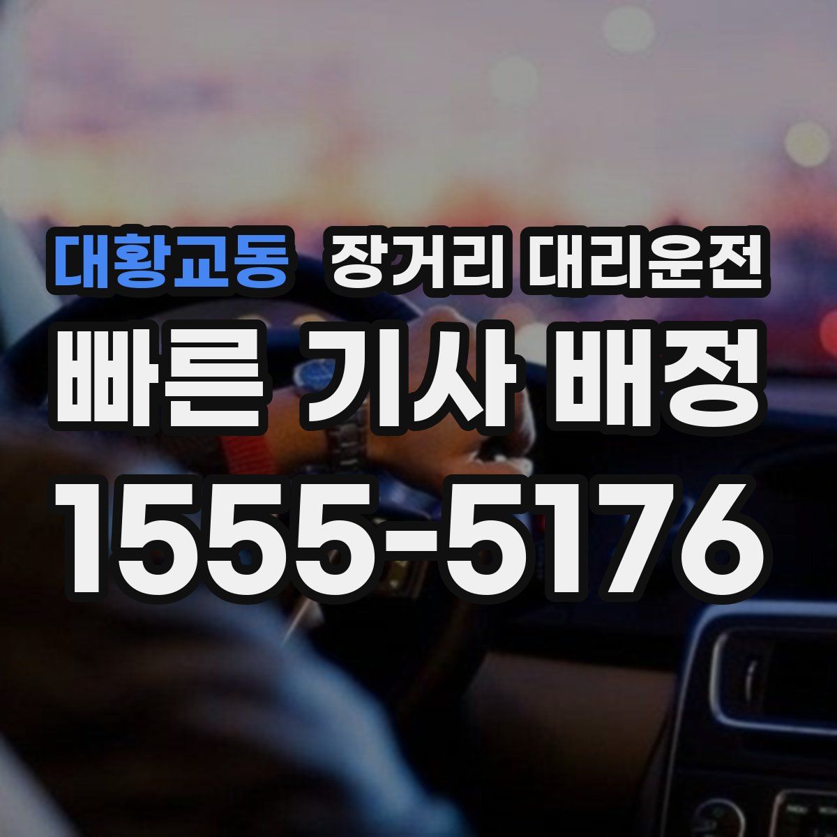 대황교동 장거리 대리운전