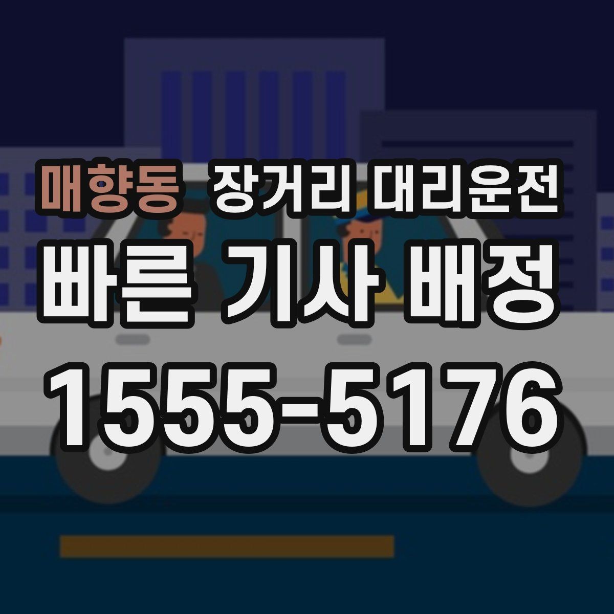 매향동 장거리 대리운전 동승 인원이 있을 때 준비할 내용
