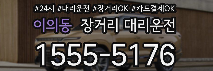 이의동 장거리 대리운전