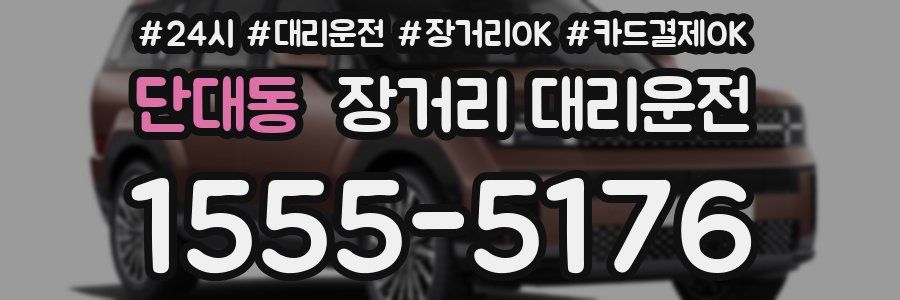 단대동 장거리 대리운전