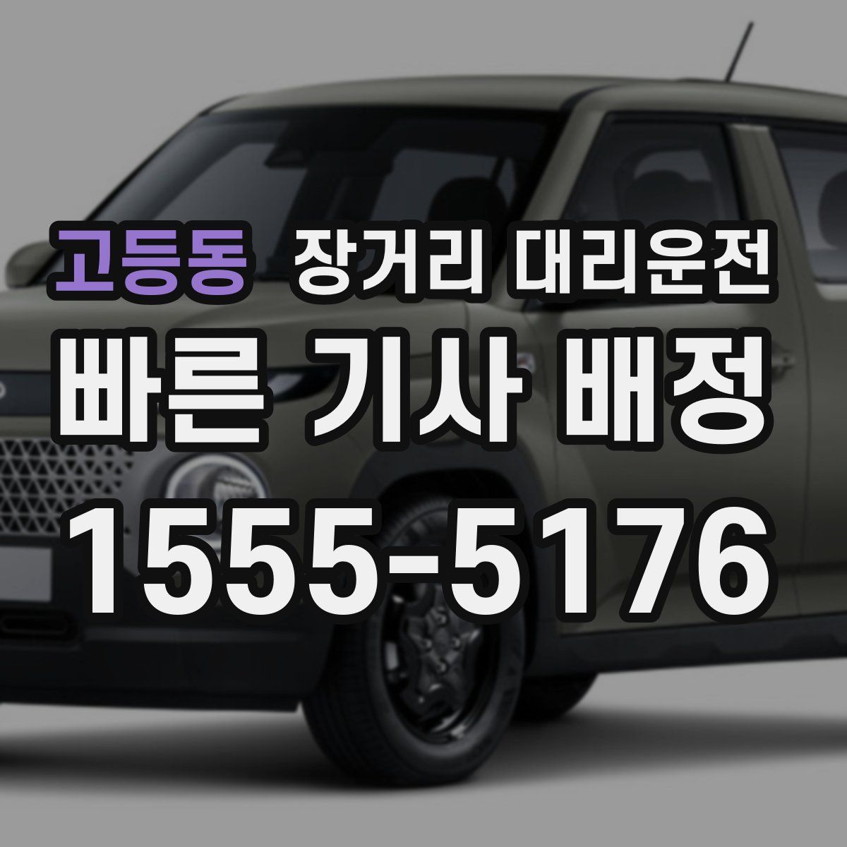 고등동 장거리 대리운전