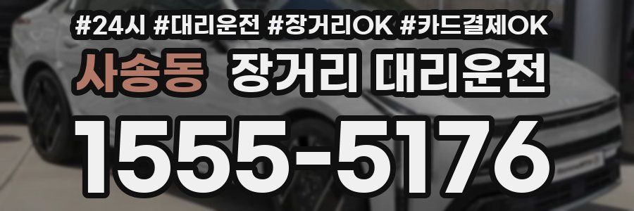 사송동 장거리 대리운전