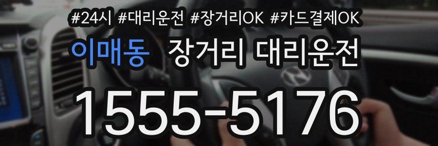 이매동 장거리 대리운전