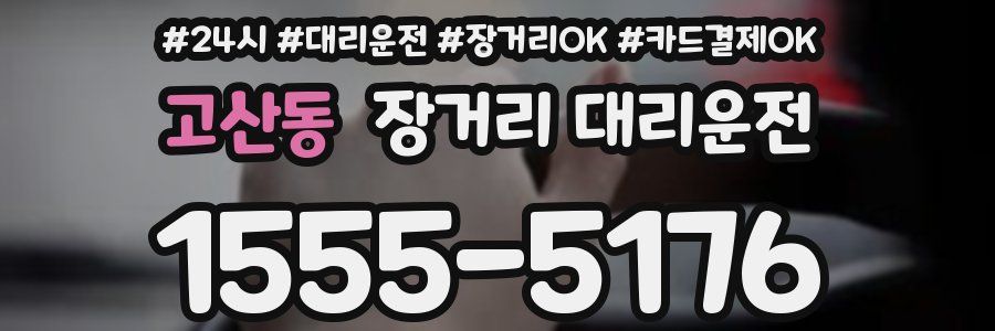 고산동 장거리 대리운전