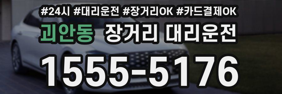 괴안동 장거리 대리운전