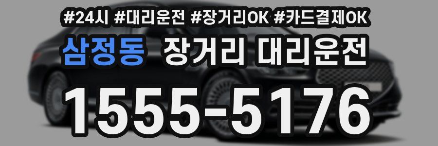 삼정동 장거리 대리운전