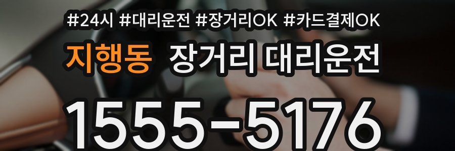 지행동 장거리 대리운전