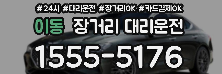 이동 장거리 대리운전