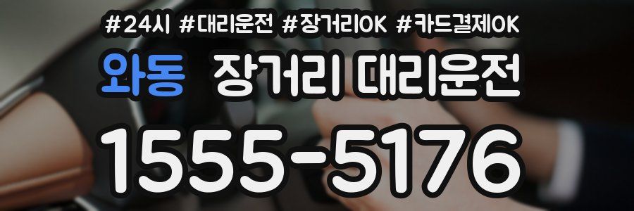 와동 장거리 대리운전