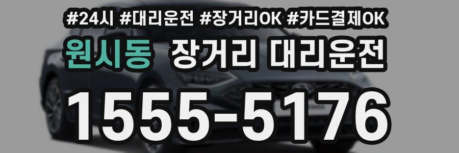 원시동 장거리 대리운전