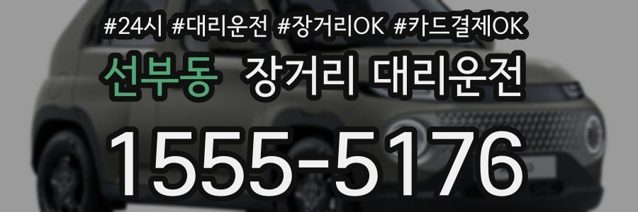 선부동 장거리 대리운전