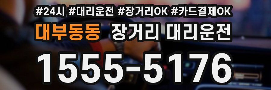 대부동동 장거리 대리운전