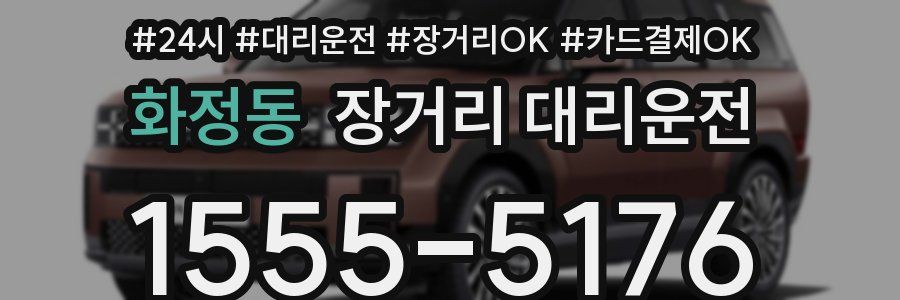 화정동 장거리 대리운전