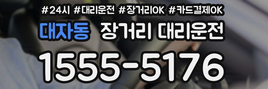 대자동 장거리 대리운전