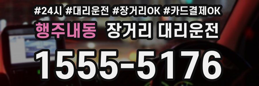 행주내동 장거리 대리운전
