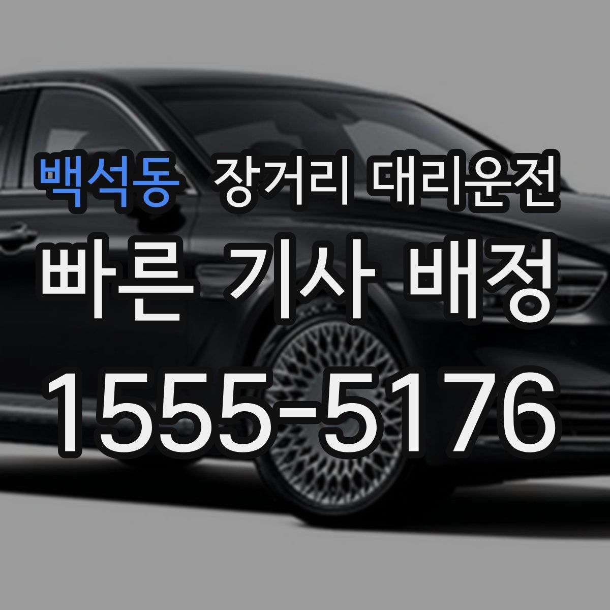 백석동 장거리 대리운전