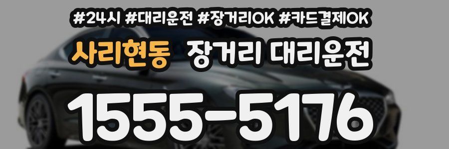 사리현동 장거리 대리운전