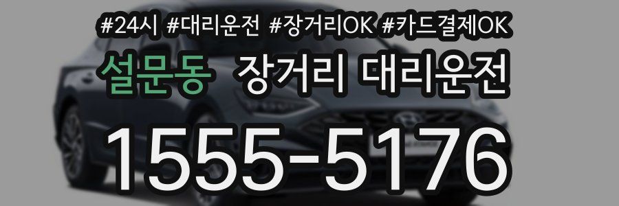 설문동 장거리 대리운전