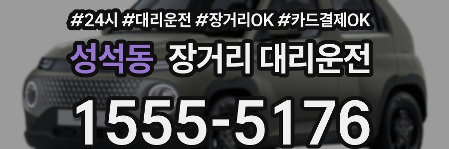 성석동 장거리 대리운전