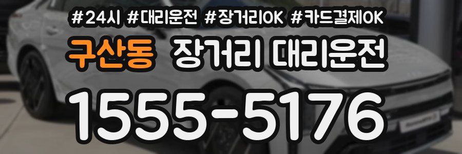 구산동 장거리 대리운전