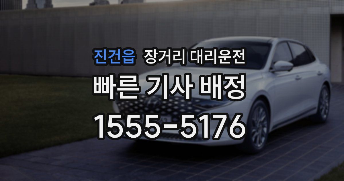 진건읍 장거리 대리운전
