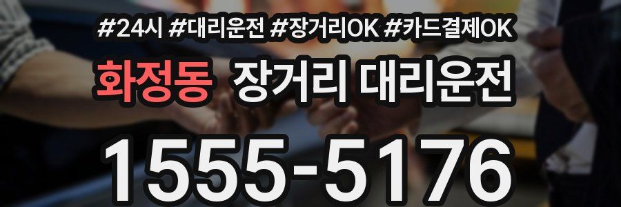화정동 장거리 대리운전