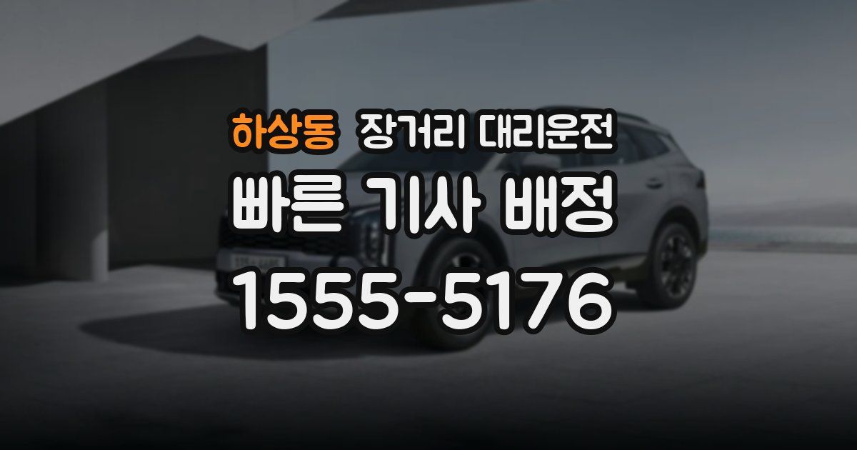 하상동 장거리 대리운전