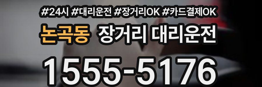 논곡동 장거리 대리운전